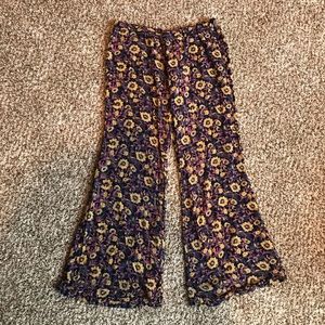 Billabong boho floral pants sz large